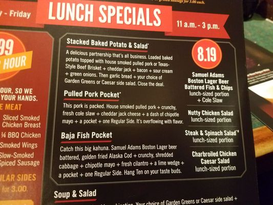Menu photo 8 Smokey Bones Florence, KY