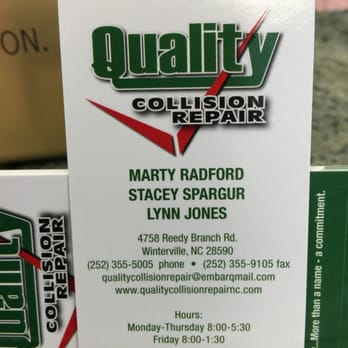 Quality Collision Repair - Body Shops Near Me - Winterville, North Carolina Quality Collision Repair - Body Shops Near Me - Winterville, North Carolina