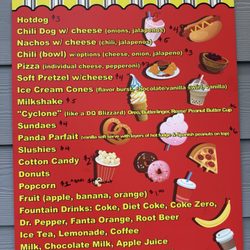 Street Treats - Menu