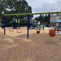 Swings at playground