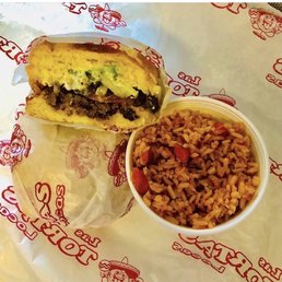 Asada Torta with rice Asada Torta with rice