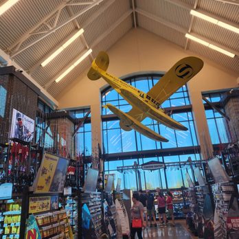 Scheels - The airplane over by fishing - Golf Equipment Near Me - Tulsa, Oklahoma