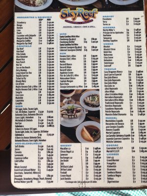 Menu photo 2 Sky Reef Cozumel, ROO