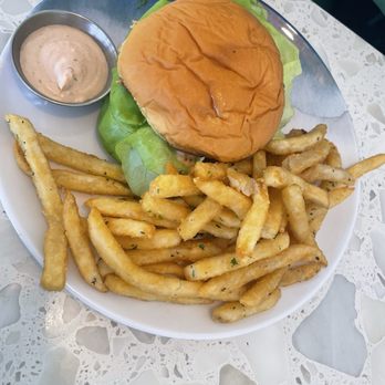 Drift Cafe - Smash burger with fries - Coffee & Tea Near Me - Raleigh, North Carolina