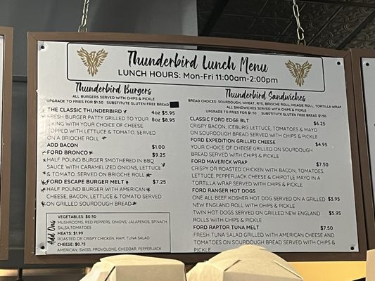 Menu photo 5 Thunderbird Cafe Columbia, CT Menu photo 5 Thunderbird Cafe Columbia, CT