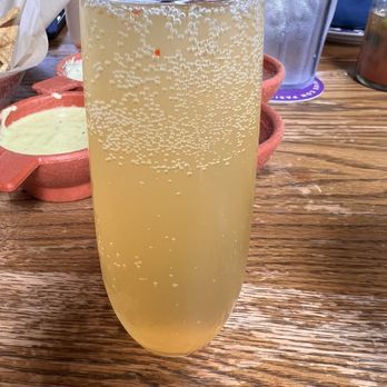 Mama Betty’s - Mimosa after requesting to fill the glass - Cocktail Bars Near Me - Austin, Texas