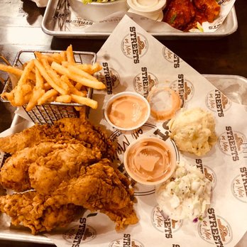 Streets On Main - Battered Chicken tenders with fries and homemade sauces - American Near Me - Snowflake, Arizona