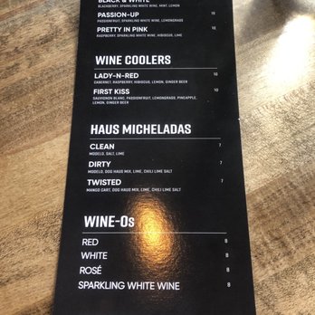 Dog Haus Biergarten - Cocktail & Wine menu - Burgers Near Me - Denver, Colorado Dog Haus Biergarten - Cocktail & Wine menu - Burgers Near Me - Denver, Colorado