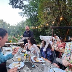 Big Earl's BBQ - Here is Earl making sure that everyone is happy and has seconds (or maybe thirds)!