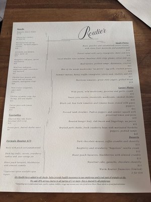 Menu photo 1 Routier San Francisco, CA