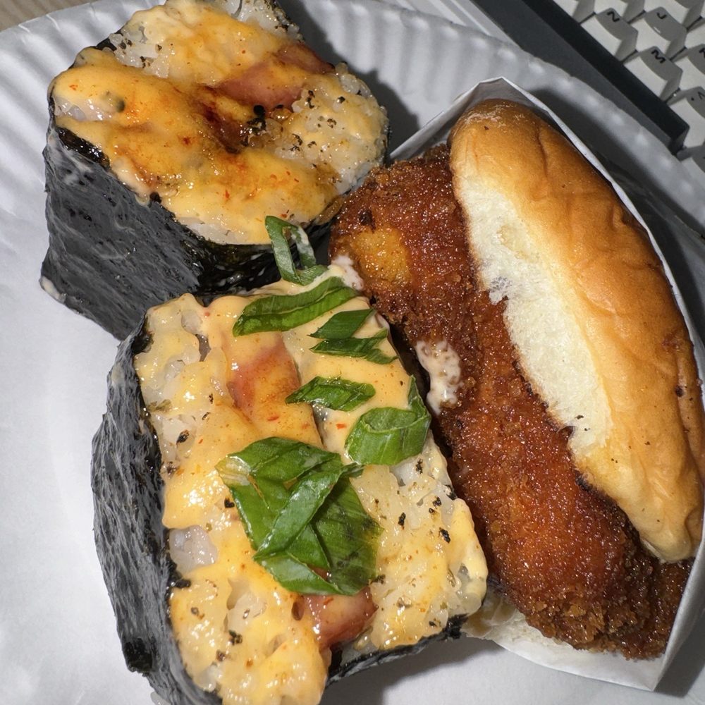 Shootz - Kimchi Butter Katsu Chicken Family Pack 2 Pc Spam Brulee Musubi - Hawaiian Near Me - Stanton, California Shootz - Kimchi Butter Katsu Chicken Family Pack 2 Pc Spam Brulee Musubi - Hawaiian Near Me - Stanton, California