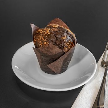Tati - a muffin on a plate with a fork - Coffee & Tea Near Me - Madison, Wisconsin Tati - a muffin on a plate with a fork - Coffee & Tea Near Me - Madison, Wisconsin