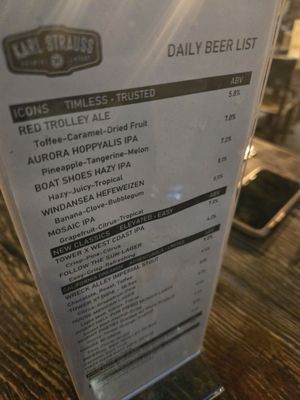 Menu photo 7 Karl Strauss Brewing Company Temecula, CA