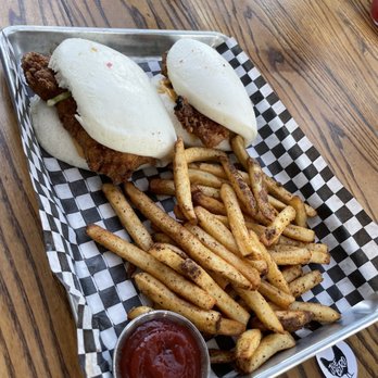 Joe Bird - Fried chicken baos with spiced fries. - Chicken Shop Near Me - Toronto, Ontario Joe Bird - Fried chicken baos with spiced fries. - Chicken Shop Near Me - Toronto, Ontario