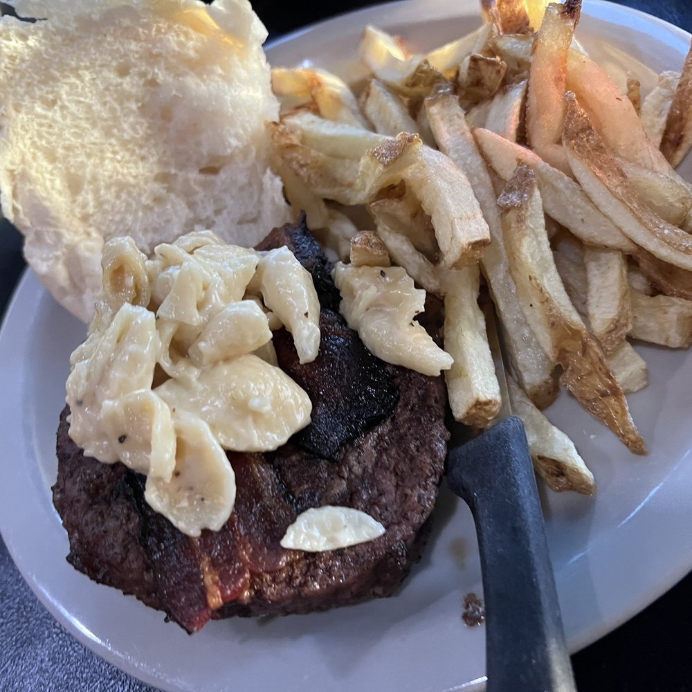 Forge Pub and Eatery - Mac and cheese burger. - Pubs Near Me - Berwick, Pennsylvania