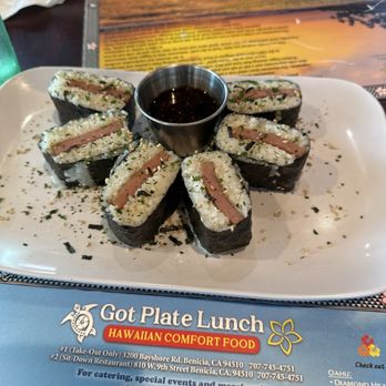 Got Plate Lunch - SPAM Musubi - Hawaiian Near Me - Benicia, California Got Plate Lunch - SPAM Musubi - Hawaiian Near Me - Benicia, California