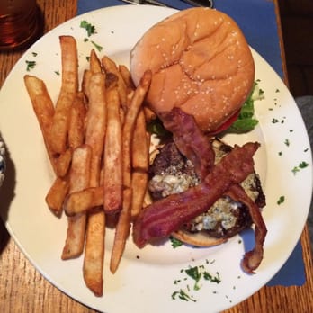 Monte Vista Inn - Bacon blue cheese burger. - American Near Me - Dutch Flat, California Monte Vista Inn - Bacon blue cheese burger. - American Near Me - Dutch Flat, California