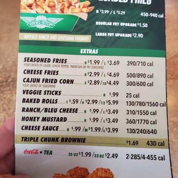 Wingstop - Menu of Extras - Chicken Wings Near Me - Brandon, Florida