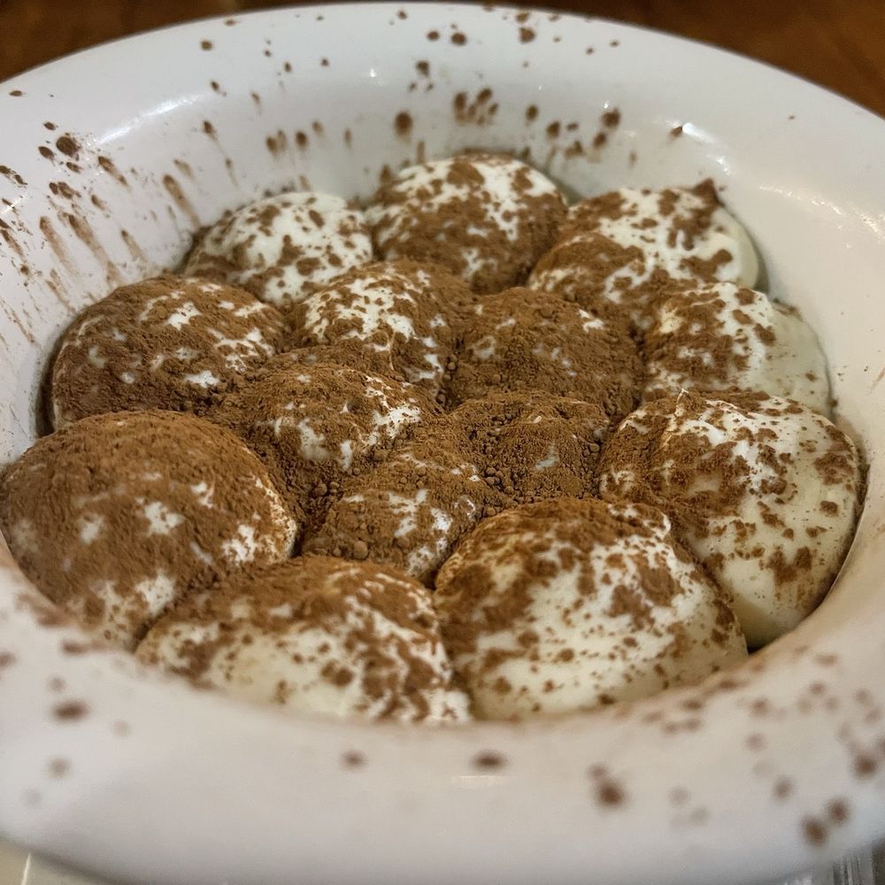 Maccheroni Republic - Tiramisu. Very heavy on the espresso, it was a little too much for me. But the cream was delicious. - Italian Near Me - Los Angeles, California Maccheroni Republic - Tiramisu. Very heavy on the espresso, it was a little too much for me. But the cream was delicious. - Italian Near Me - Los Angeles, California