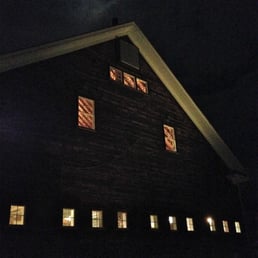 The barn by moonlight and candlelight