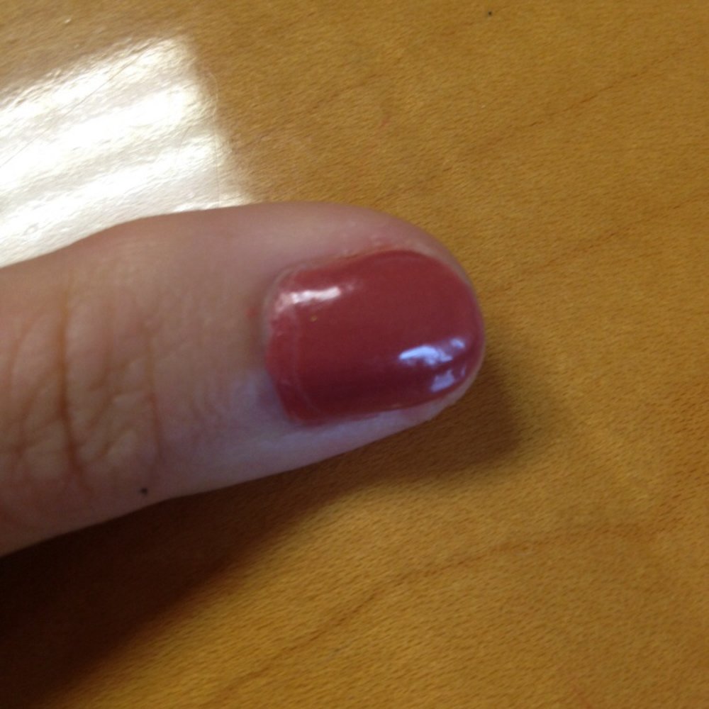 Glamour Nails - Solana Beach - Half painted top coat. Not cool. - Nail Salons Near Me - Solana Beach, California