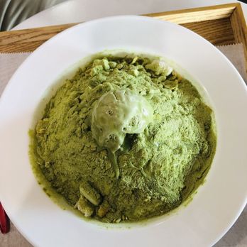 Manoa Bakery Cafe - Green tea bingsoo - Coffee & Tea Near Me - Annandale, Virginia Manoa Bakery Cafe - Green tea bingsoo - Coffee & Tea Near Me - Annandale, Virginia