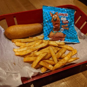 Ballast Point - Kid's Corn Dog w/ Fries - Brewpubs Near Me - Anaheim, California Ballast Point - Kid's Corn Dog w/ Fries - Brewpubs Near Me - Anaheim, California