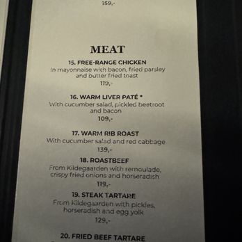 Told og Snaps - Menu - Open Sandwiches Near Me - Copenhagen, 84