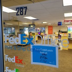 FedEx Office Print & Ship Center - I can only assume that since they're are no customers that the employees are enjoying a few cold ones across the street. (Allegedly)