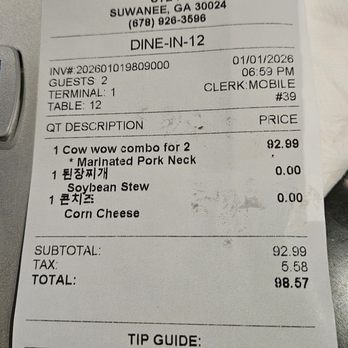 Cow Wow Korean BBQ - Korean Near Me - Suwanee, Georgia