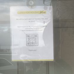 Columbus Alteration Co - Then being closed for the next couple weeks