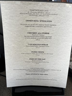 Menu photo 6 Temptations Cafe Scottsdale, AZ Menu photo 6 Temptations Cafe Scottsdale, AZ