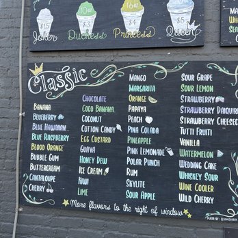 Ice Queens - Menu - Shaved Ice Near Me - Baltimore, Maryland