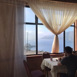 Puerto Zeppelin - View from our table!