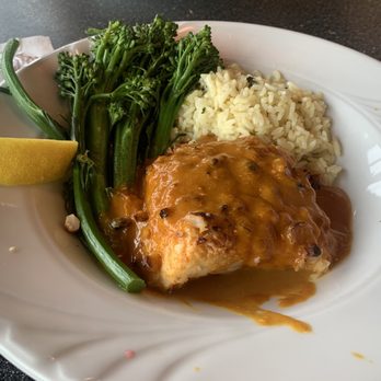 Ray's Waterfront - Halibut andaman with rice and broccolini - Seafood Near Me - Seward, Alaska Ray's Waterfront - Halibut andaman with rice and broccolini - Seafood Near Me - Seward, Alaska