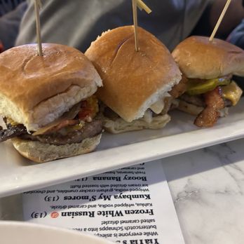 Cin Cin Burger BAR - 3 Sliders - Burgers Near Me - Winston-Salem, North Carolina