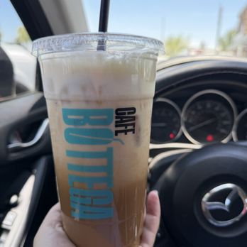 Cafe Bottega - Banana Coffee Latte - Coffee & Tea Near Me - Riverside, California Cafe Bottega - Banana Coffee Latte - Coffee & Tea Near Me - Riverside, California