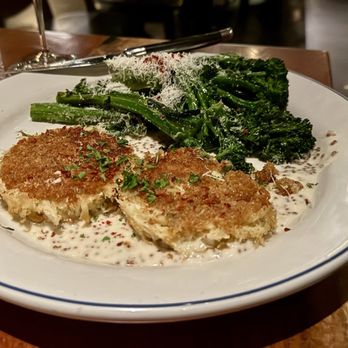 Buck & Rider - Crab Cakes with Broccolini - Seafood Near Me - Phoenix, Arizona Buck & Rider - Crab Cakes with Broccolini - Seafood Near Me - Phoenix, Arizona