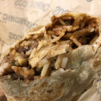 Chronic Tacos - Inside of burrito~ - Mexican Near Me - Burnaby, British Columbia