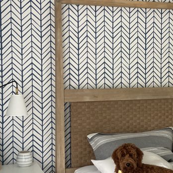 A Cut Above Custom Interiors - Keith installed this wallpaper in my bedroom and did an amazing job! - General Contractors Near Me - Pleasanton, California