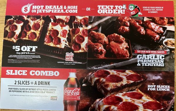 Menu photo 2 Jet's Pizza Lambertville, MI