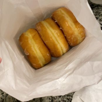 Jelly Donut - Three glazed donuts - Donuts Near Me - Fairfield, California