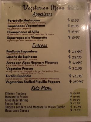 Menu photo 2 Malaga Restaurant Hamilton Township, NJ