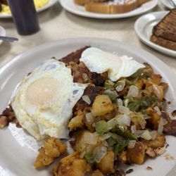 Burnt Hills Cafe - Eggs and hash