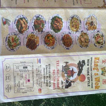 King's Wok - Menu on 6/25/21 - Chinese Near Me - Ellenton, Florida King's Wok - Menu on 6/25/21 - Chinese Near Me - Ellenton, Florida