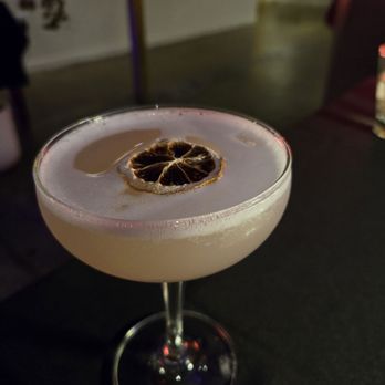 Saffron Restaurant and Lounge - Lavender cocktail, so fresh and nummy - Persian/Iranian Near Me - Palm Springs, California