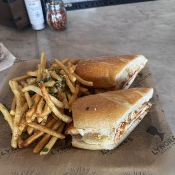 Lynora's Italian Restaurant - Chicken parm sandwich - Italian Near Me - Jupiter, Florida Lynora's Italian Restaurant - Chicken parm sandwich - Italian Near Me - Jupiter, Florida