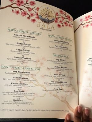 Menu photo 1 Jala Indian Cuisine Winter Park, FL