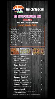 Menu photo 4 Yamato Sushi Aurora, ON