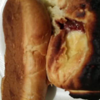 Brooklyn Kolache - My strawberry and cheese along with my chili sausage moth watering yummy - Coffee & Tea Near Me - Brooklyn, New York